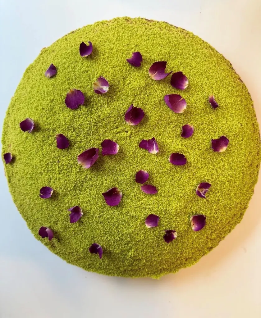 Cardamom Cake (9") W/ Pistachio on top